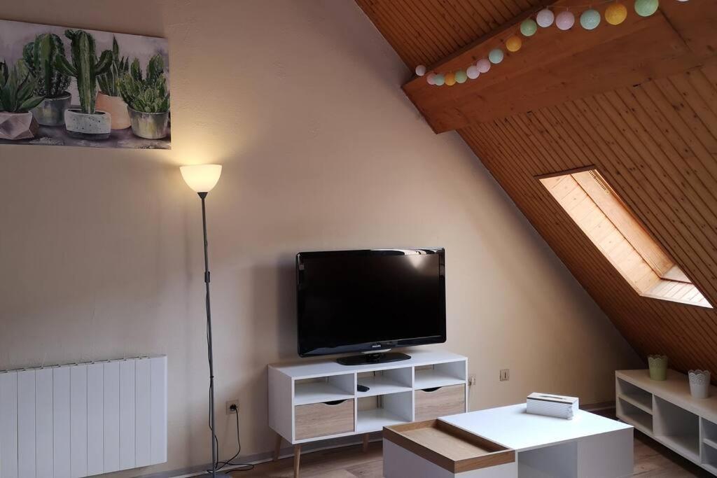 Duplex au centre ville, dans cour intérieure calme Dole Extérieur photo